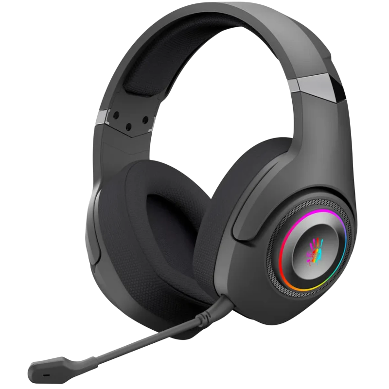 Наушники с микрофоном A4Tech Bloody GR270 черный 1.5м мониторные BT/Radio оголовье (GR270)