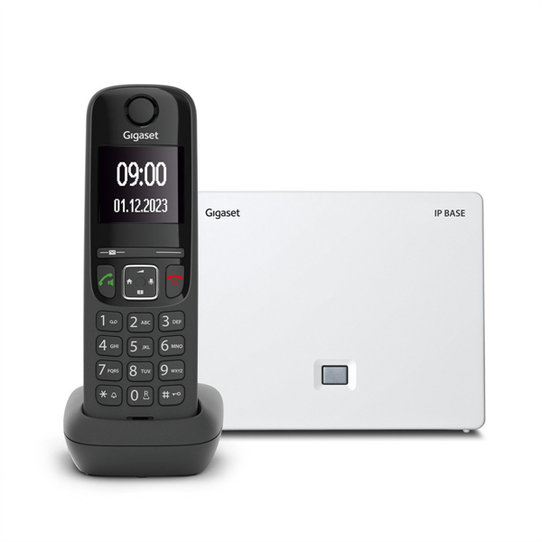 Телефон IP Gigaset AS690IP Base Rus черный (S30852-H3124-R101)