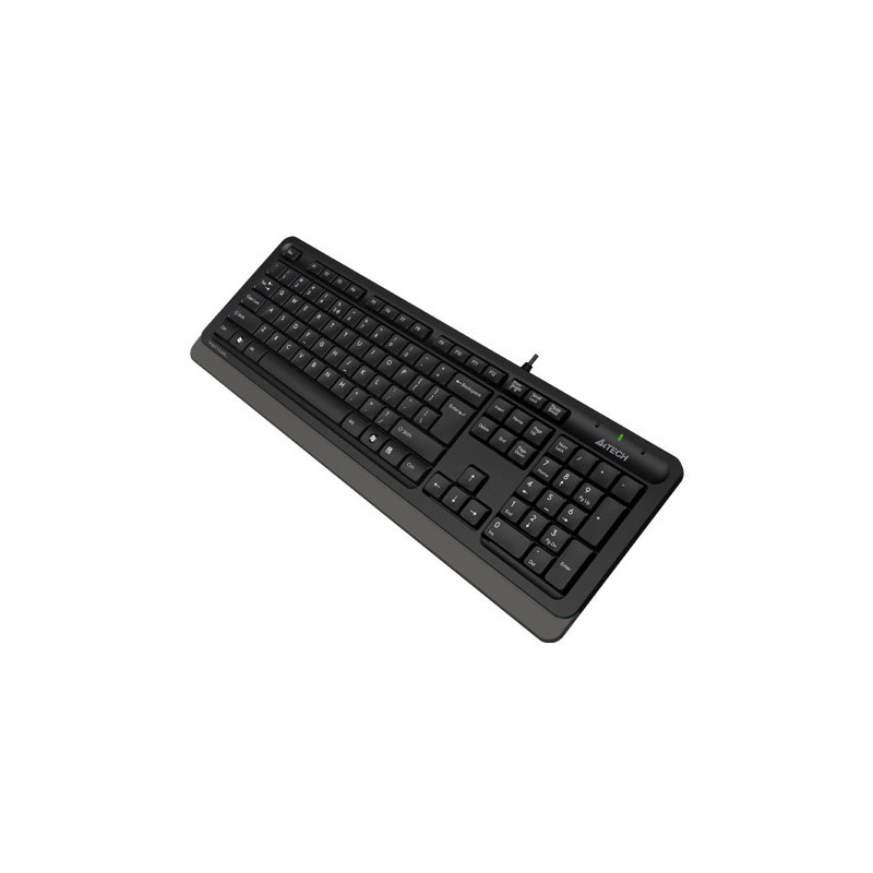 Клавиатура A4Tech Fstyler FK10 черный/серый USB (FK10 GREY) кабель 1.5м