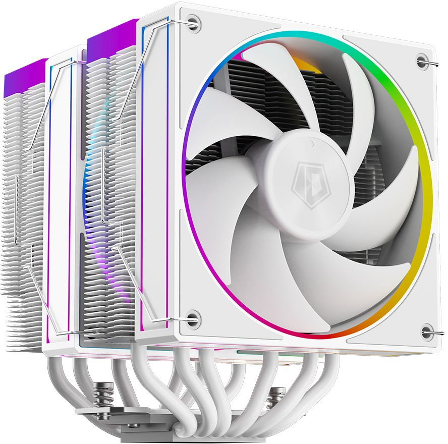 Устройство охлаждения(кулер) ID-Cooling Frozn A620 ARGB Soc-AM5/AM4/1200/1700/1851 белый 4-pin 29.9d