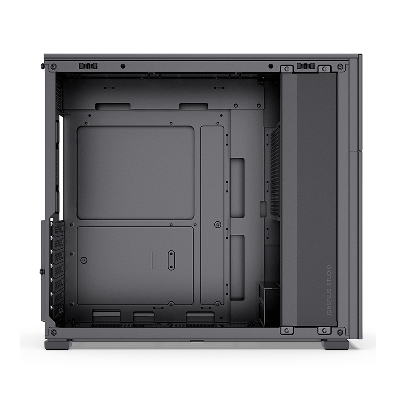 Корпус JONSBO D41 STD, Midi-Tower, TG, no fan, 1xUSB-A 3.2 + 1xUSB-C 3.2, ATX, mATX Black