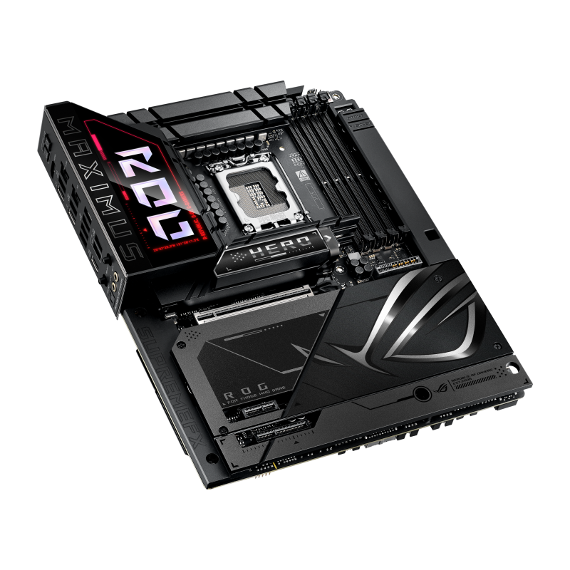 Материнская плата ASUS ROG MAXIMUS Z890 HERO BTF LGA1851 ATX 4хDDR5 PCIEx16 PCIEx4 PCIEx1 6xM.2 2xTh