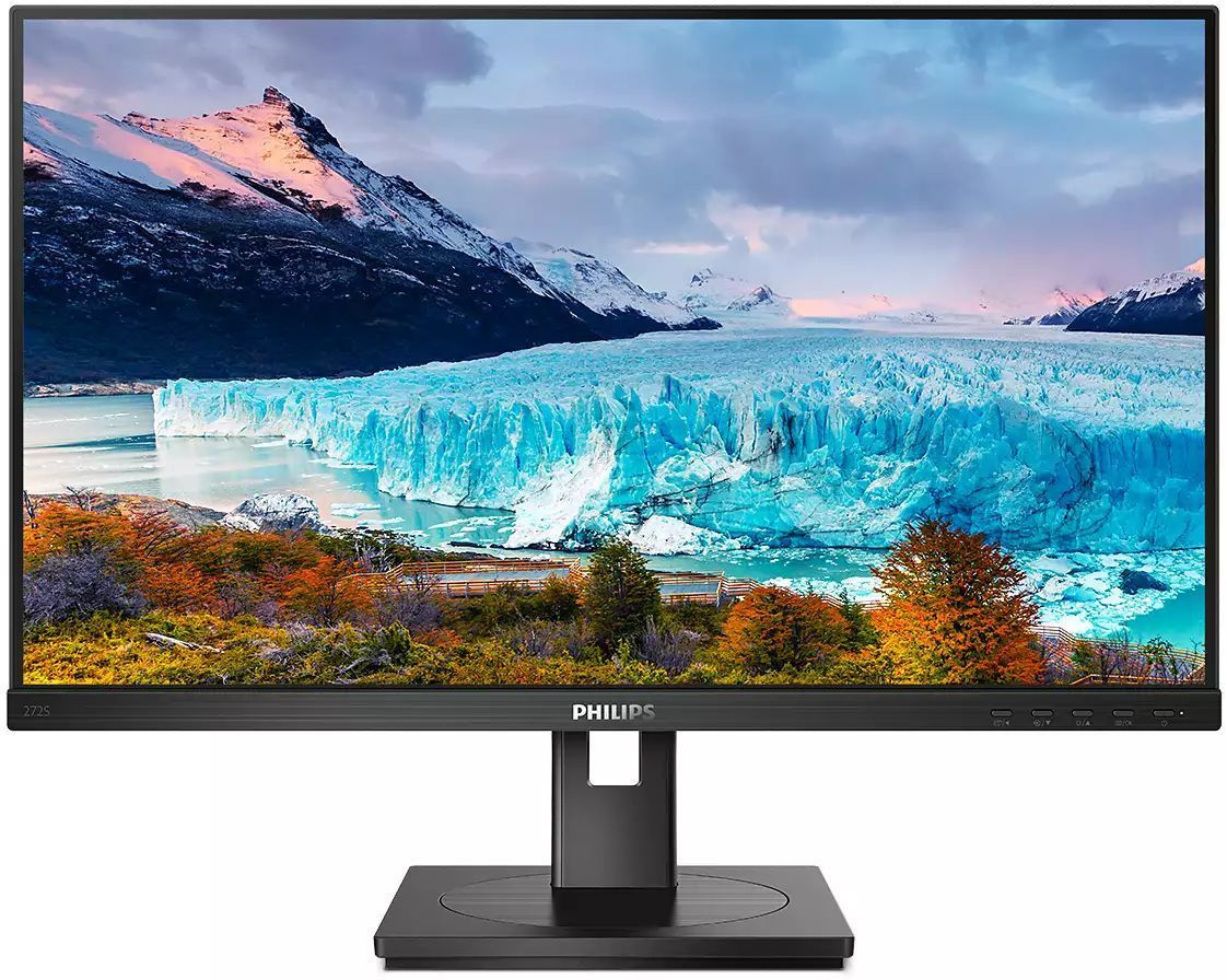 Монитор Philips 27" 272S1M(00/01) черный IPS LED 16:9 DVI HDMI M/M матовая HAS Piv 250cd 178гр/178гр