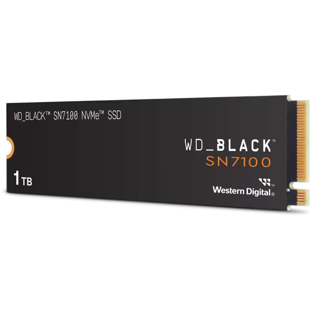 Твердотельный диск 1TB WD Black SN7100 , M.2 2280, PCI-E 4x4, [R/W - 7250/6900 MB/s] 3D-NAND TLC