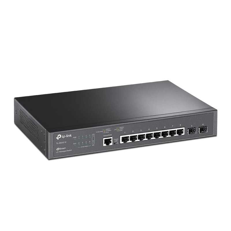 Коммутатор TP-Link SG3210 8x1Гбит/с 2SFP управляемый