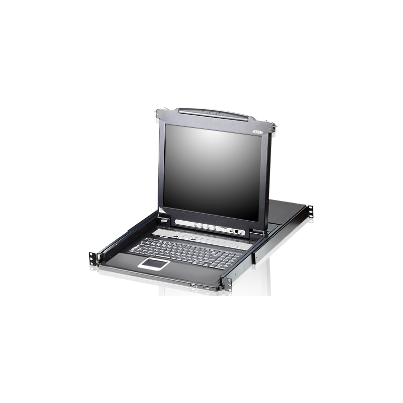 ATEN CL5716MR/CL5716M-ATA-RG SINGLE RAIL 16P PS/2-USB LCDKVMP 17INCH