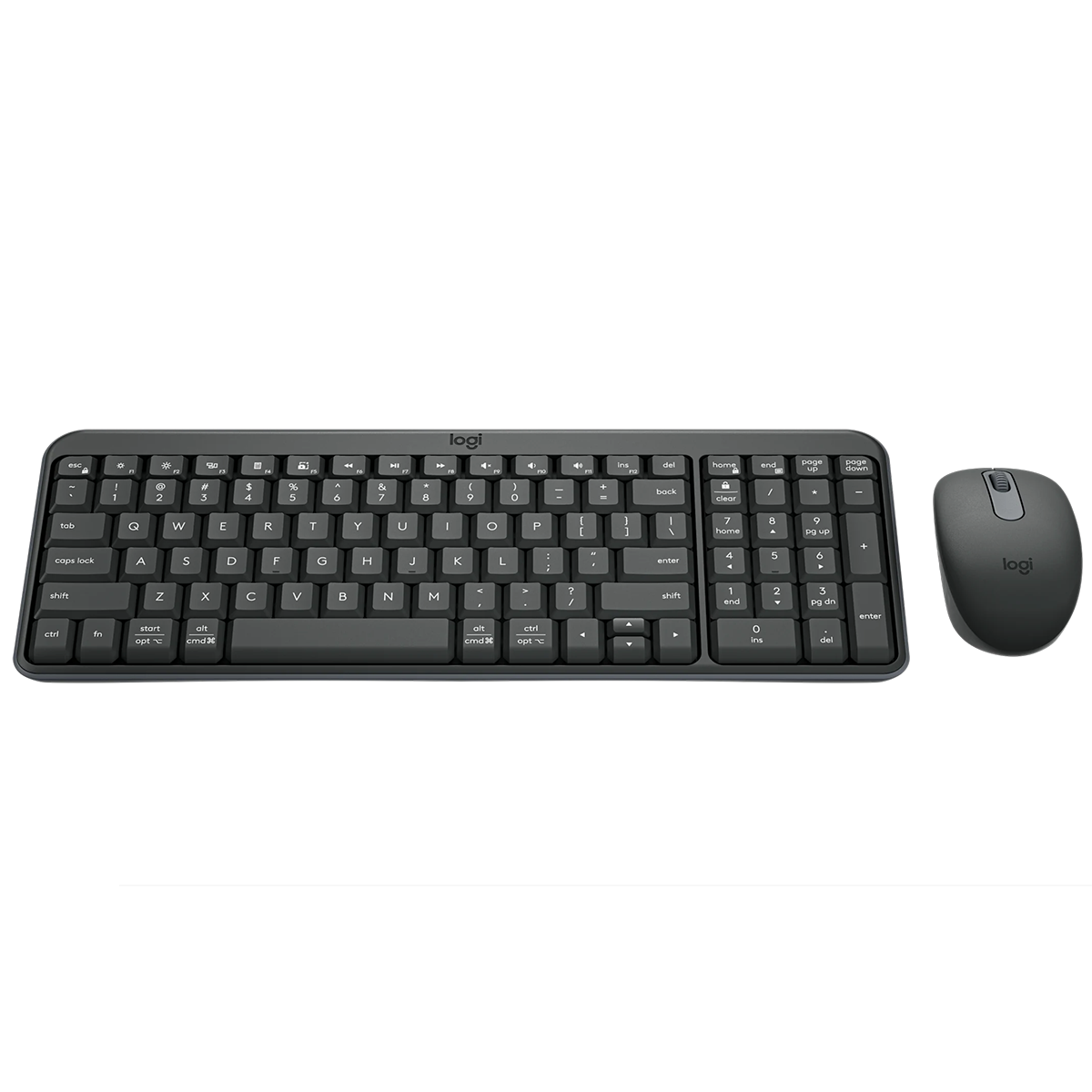 Клавиатура + мышь Logitech Wireless MK250 Compact MR0114 клав:графитовый мышь:графитовый USB беспров