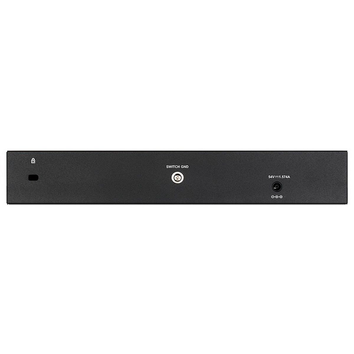 Коммутатор D-Link DGS-1210-10P DGS-1210-10P/FL2A (L2+) 8x1Гбит/с 2xКомбо(1000BASE-T/SFP) 8PoE 8PoE+ 