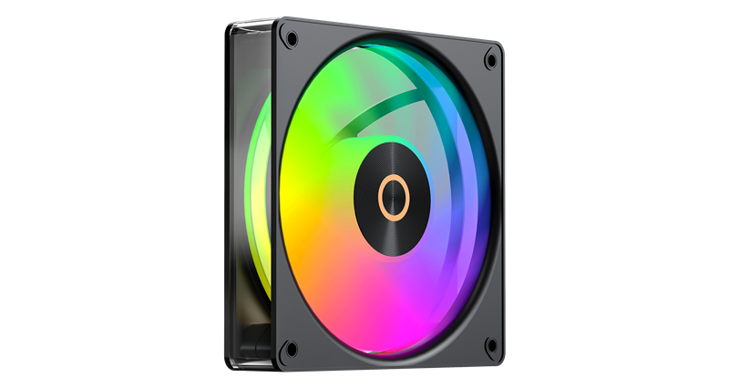 Вентилятор для корпуса Ocypus Gamma F12 Elite BK ARGB, 120x120x25mm, 4-PIN PWM, 600-1800 RPM, 26 DBA
