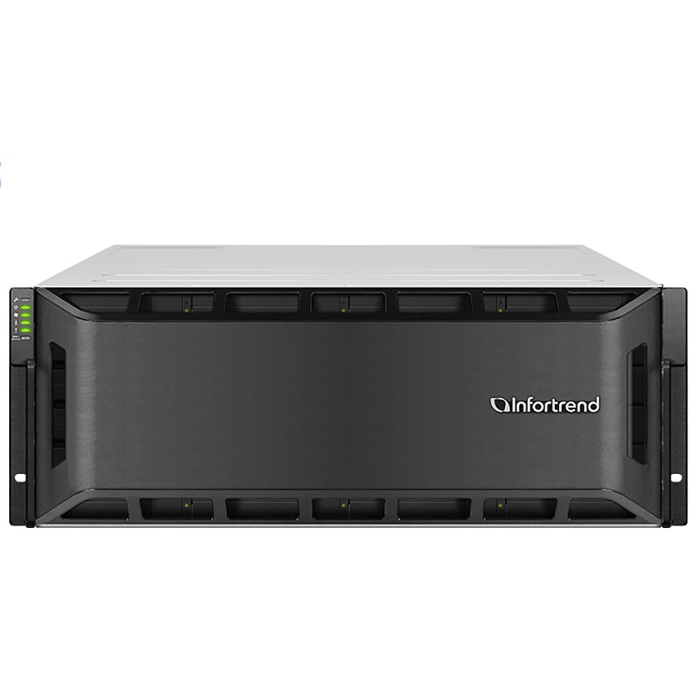 Система хранения данных Infortrend EonStor GS 2000 4U/24bay Dual controller, 2x12Gb/s SAS, 8x1G +4x 