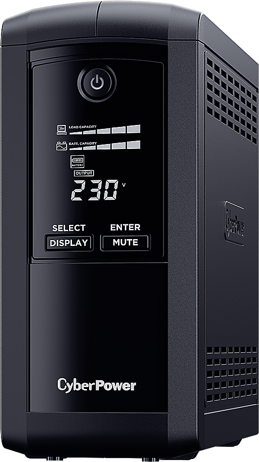 ИБП CyberPower VP1000ELCD Line-interactive 1000VA/550W (Euro x4, RJ11/RJ45, USB-порт 260x227x100(мм)