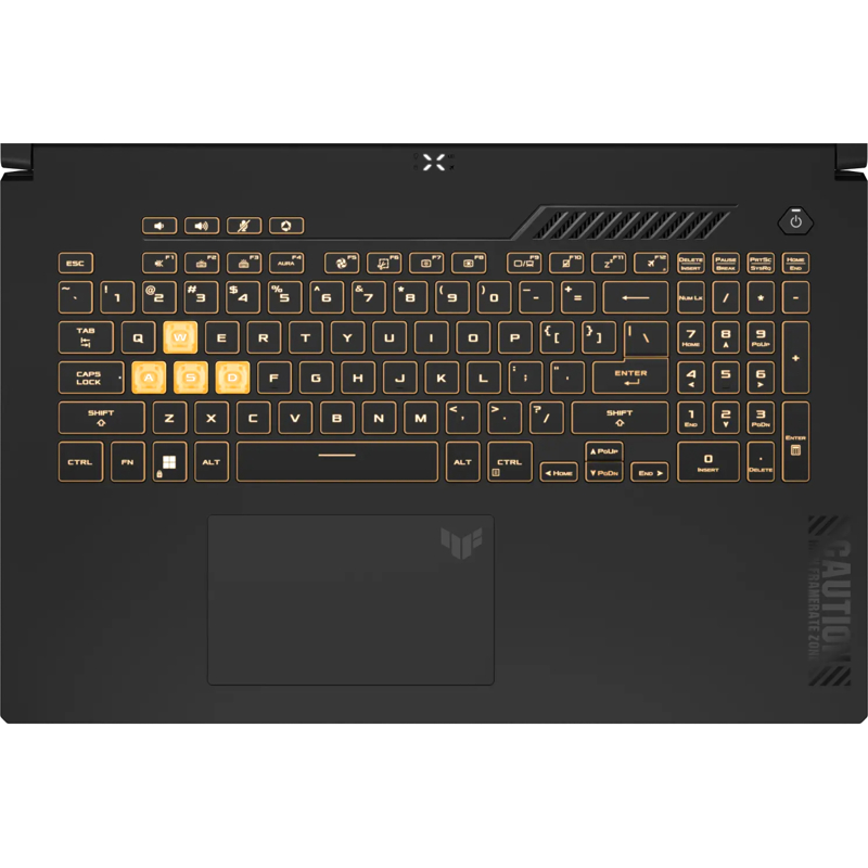 Ноутбук Asus TUF Gaming F17 FX707VJ-HX006 Core 5 210H 16Gb SSD512Gb NVIDIA GeForce RTX 3050 6Gb 17.3