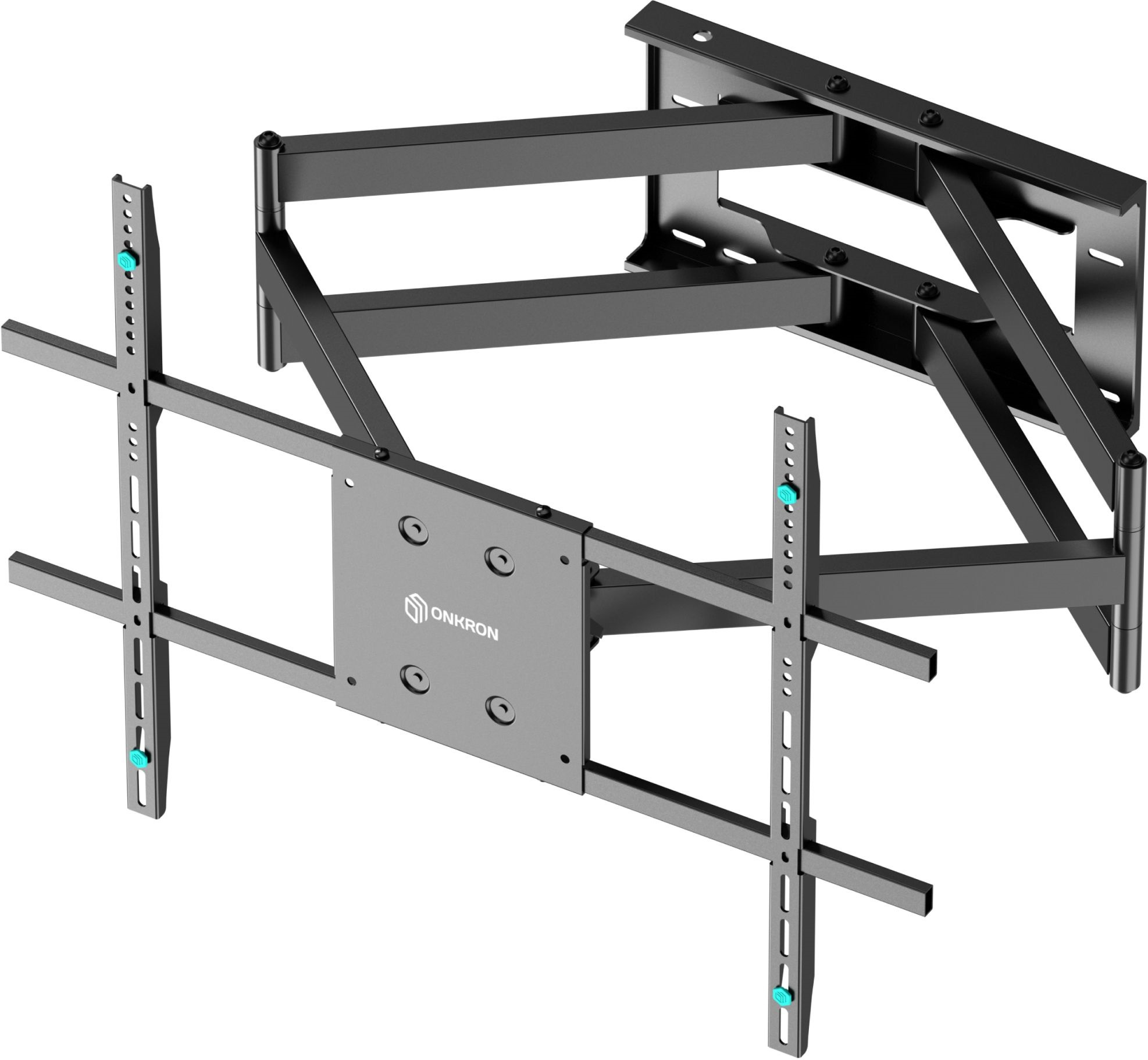 Кронштейн для телевизора Onkron M8L черный 42"-110" макс.100кг настенный поворотно-выдвижной и накло