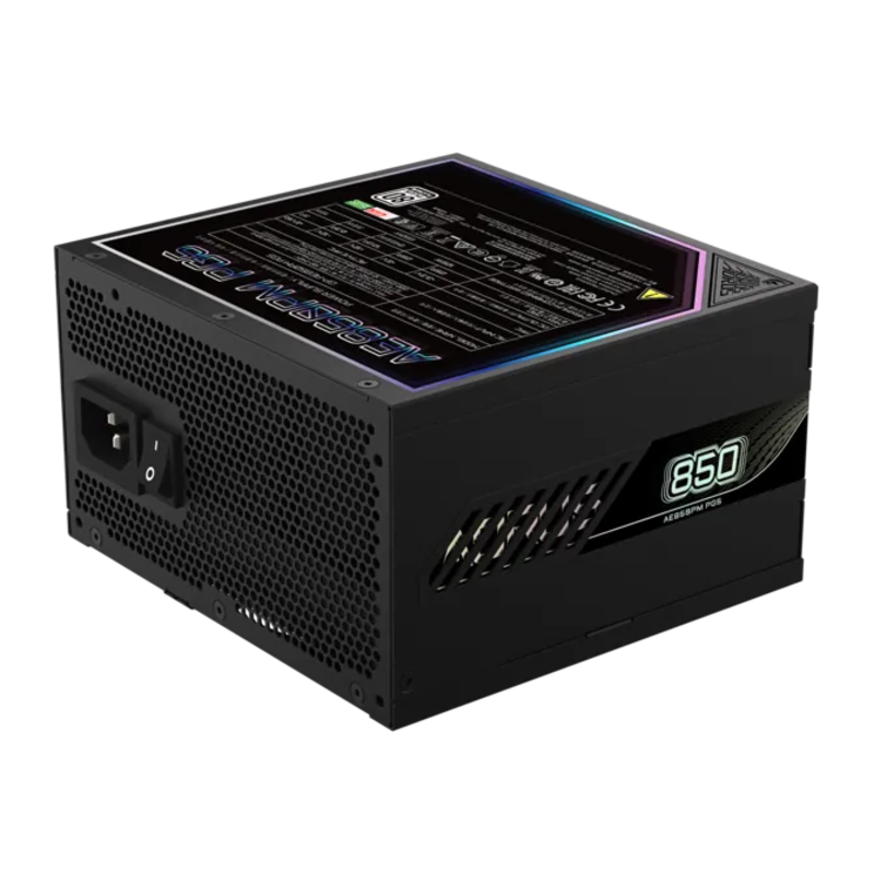 Блок питания Gigabyte ATX 850W Aorus Elite GP-AE850PM PG5 Gen.5 80+ platinum (20+4pin) APFC 120mm fa