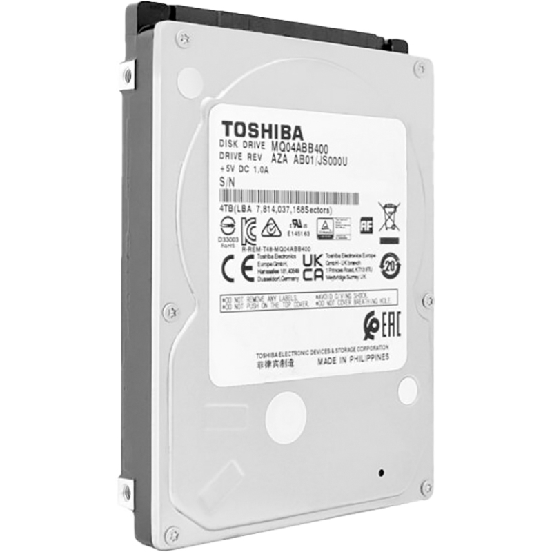 Жесткий диск Toshiba SATA 4TB 2.5" 6.0 Gbit/s 15mm 5400 rpm 128Mb 1 year warranty (replacement ST400