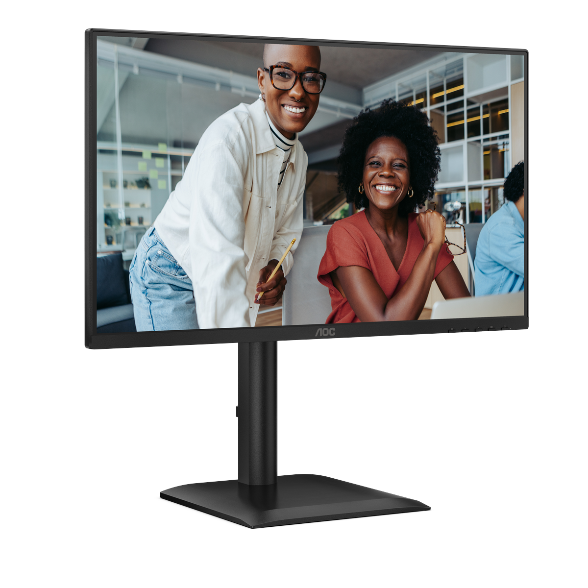 Монитор 23.8" AOC 24E4U IPS 1920x1080, 120 Гц, 4 мс, 16:9, 300 кд/м², HDMI 1.4, DP 1.2, VGA, USB-C, 