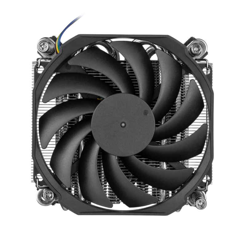 Кулер для процессора Foxline DB32i (125W, 4-pin PWM, 32mm, Al/Cu, 4x6mm, 1x90mm, 41.46CFM, 33dBA, 34