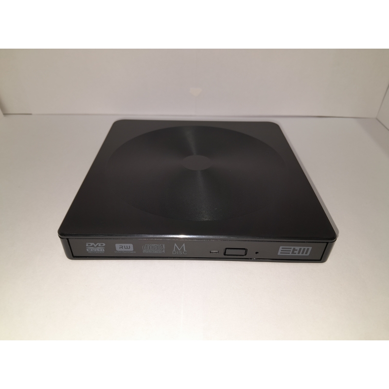 Внешний оптический привод DVD-RW ext. Black Slim Ret USB3.0+TYPE-C