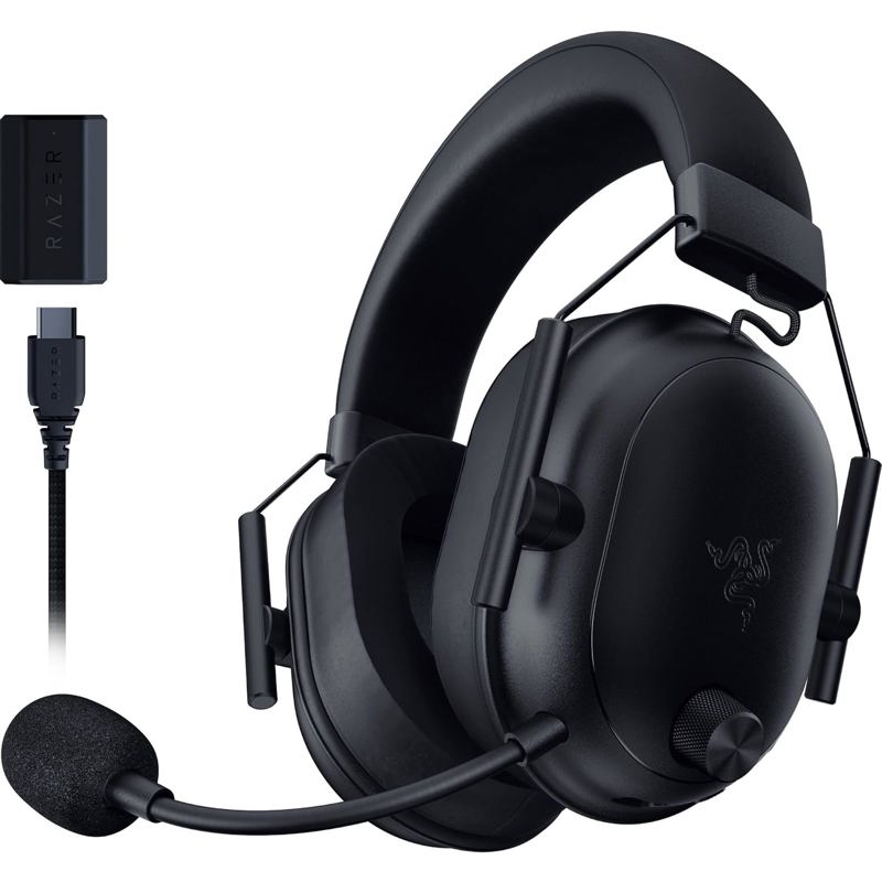 Наушники с микрофоном Razer Blackshark V2 HyperSpeed черный мониторные BT/Radio оголовье (RZ04-04960
