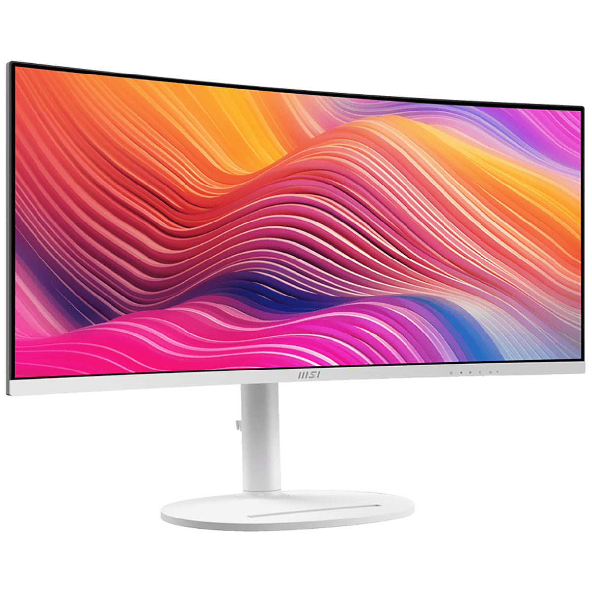 Монитор 34" MSI Modern MD342CQPW White (VA, 3440x1440, HDMI+HDMI+DP+Type C, 4 ms, 178°/178°, 30