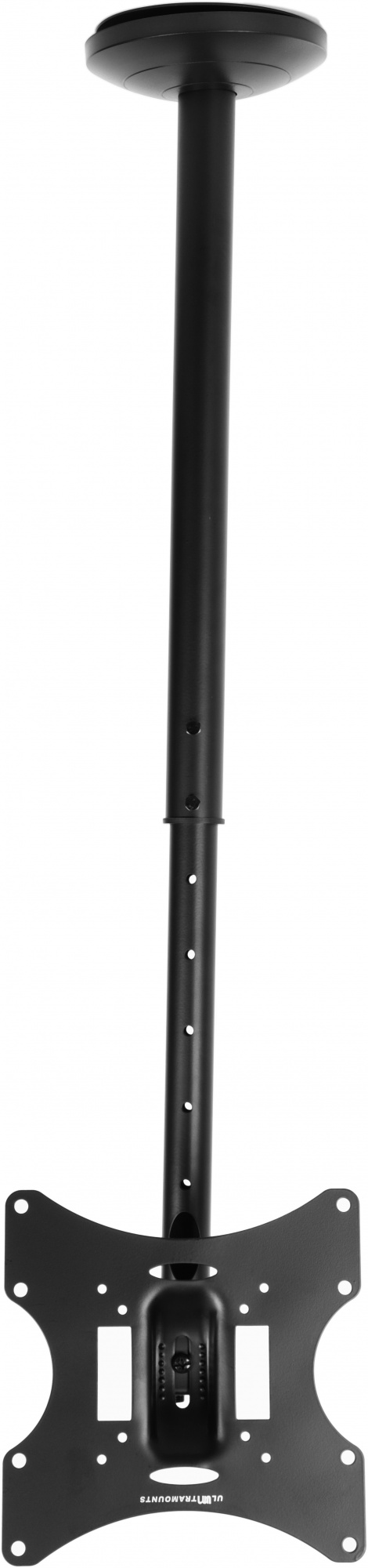 Кронштейн для телевизора Ultramounts UM890 черный 17"-43" макс.30кг потолочный поворотно-выдвижной и