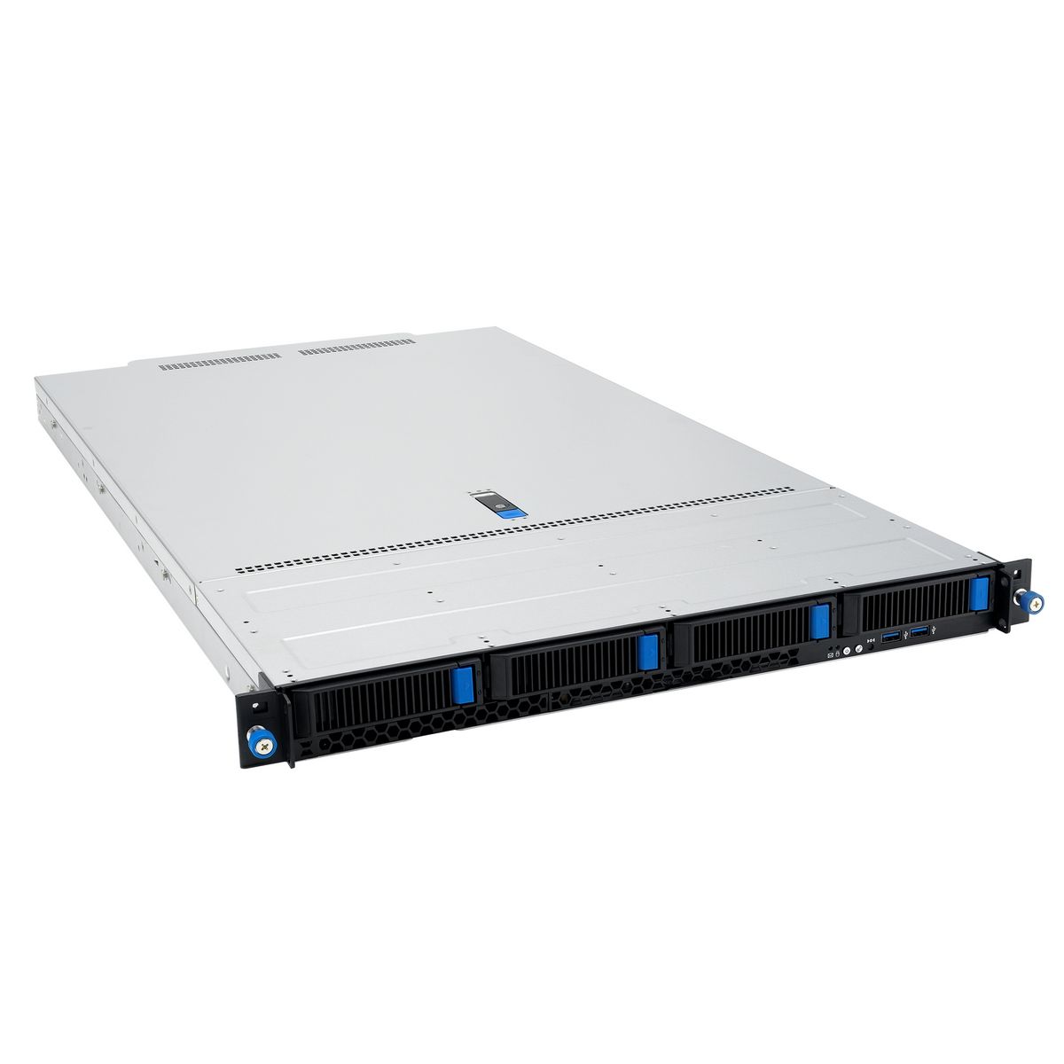 Серверная платформа ASUS RS700A-E13-RS4U, 1U, 2 x  SP5 LGA6096 400W, 24x DDR5 6400, 4x 3.5" hsb NVMe