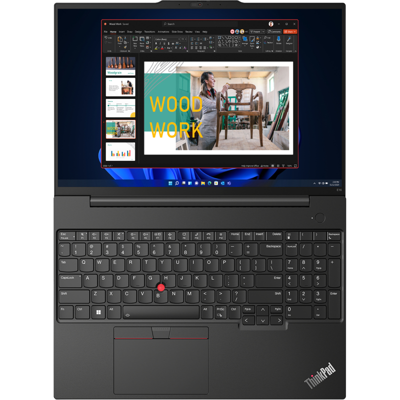 Ноутбук Lenovo ThinkPad E16 G2 Ryzen 7 7735HS 16Gb SSD512Gb AMD Radeon 680M 16" IPS WUXGA (1920x1200