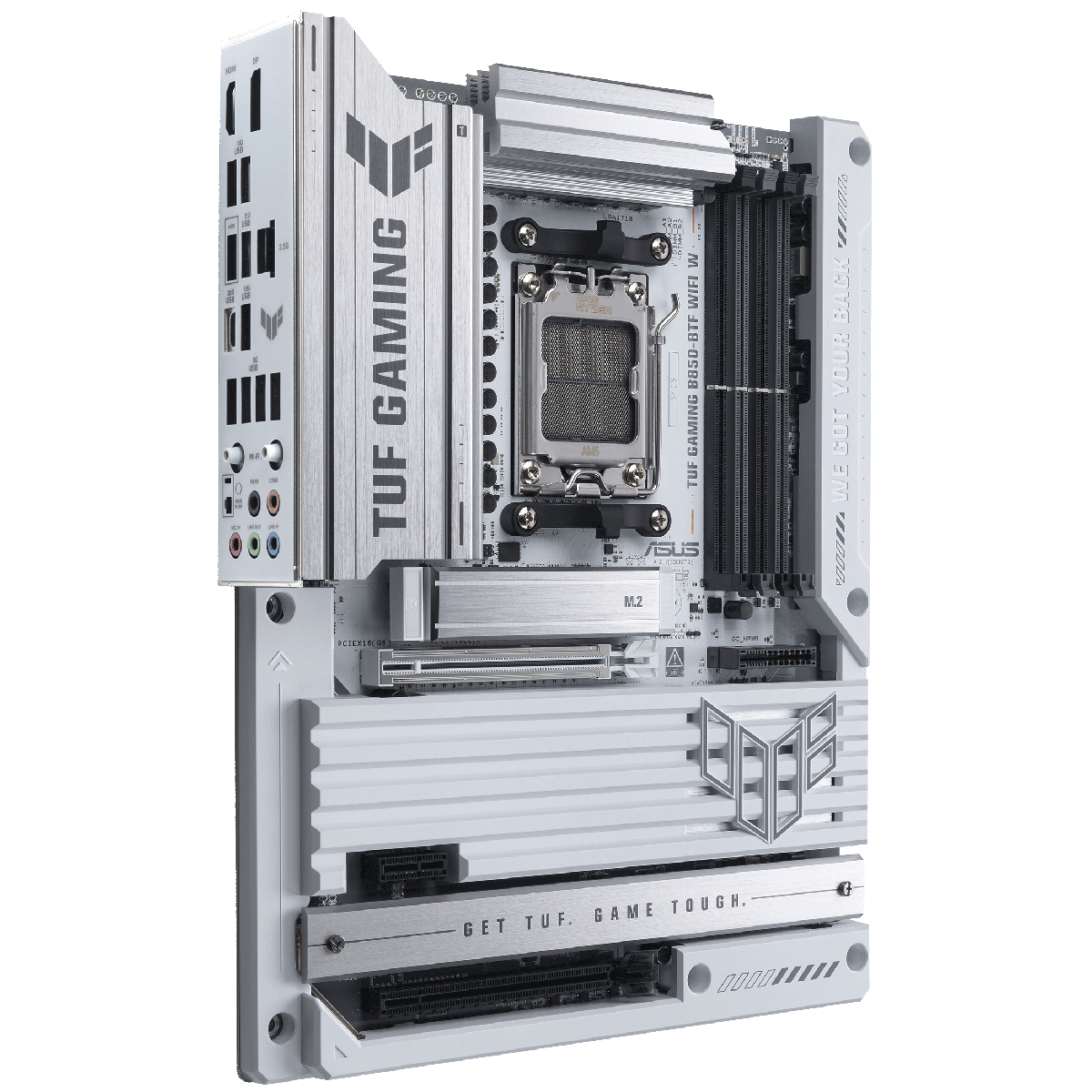 Материнская плата ASUS TUF GAMING B850-BTF WIFI W, AM5, B850, 4*DDR5, 4*SATA, 3*M.2, 7*USB 3.2, 2*US