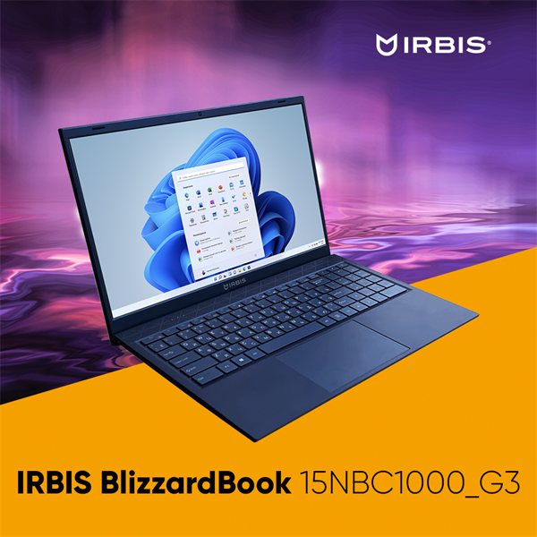 Ноутбук IRBIS BlizzardBook 15 15NBC1000 15.6" notebook,CPU:R3-3200U, 15.6"LCD 1920*1080 IPS , 16GB s