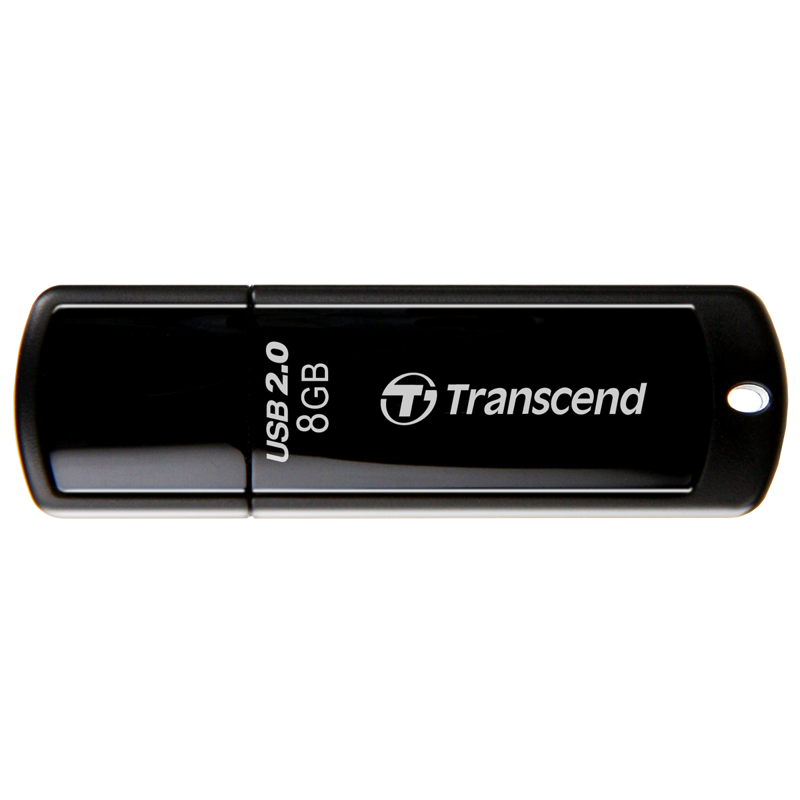 Флеш Диск Transcend 8Gb Jetflash 350 TS8GJF350 USB2.0 черный