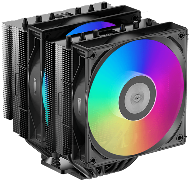 Устройство охлаждения(кулер) PcCooler RT620 ARGB Soc-AM5/AM4/1151/1200/2066/1700 черный 4-pin 34.9dB