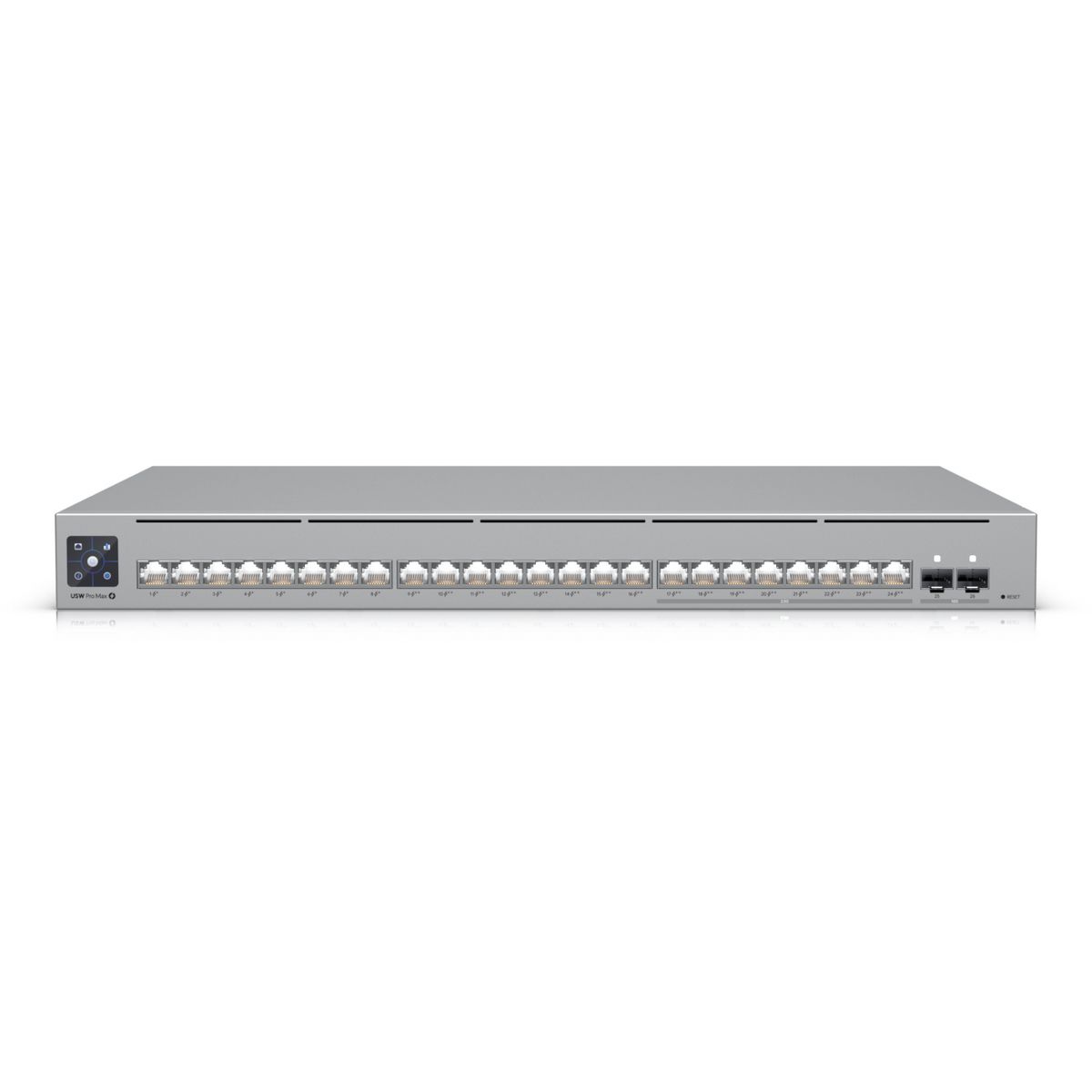 Коммутатор Ubiquiti USW-Pro-Max-24 24-port, Layer 3 Etherlighting™ switch with 16х1G RJ45, 8x2.5G, 2