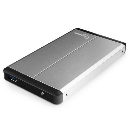 Корпус для HDD/SSD Gembird Внешний  2.5" Gembird EE2-U3S-2-S, серебро, USB 3.0, SATA, металл {1
