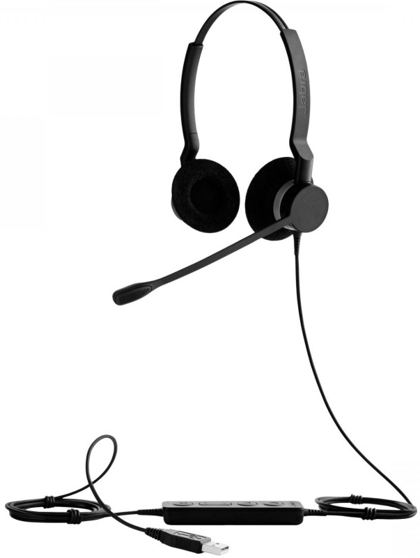 Гарнитура проводная/ Jabra BIZ 2300 Duo, USB-C, UC