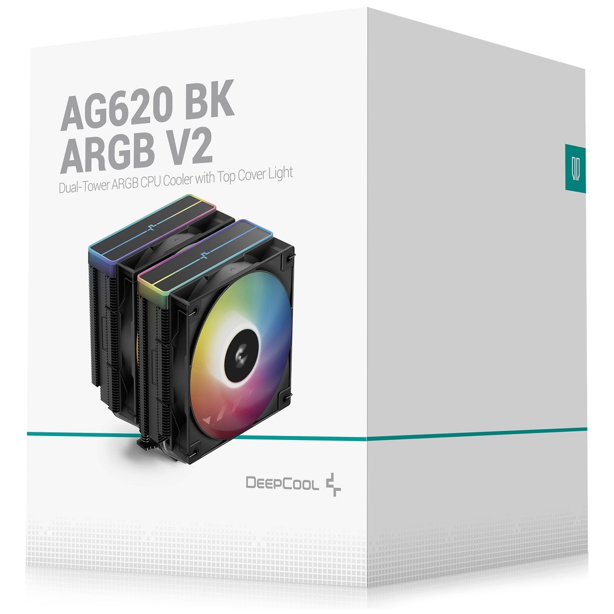 Устройство охлаждения(кулер) Deepcool AG620 Bk V2 ARGB Soc-AM5/AM4/1200/1700/1851 черный 4-pin 15-29