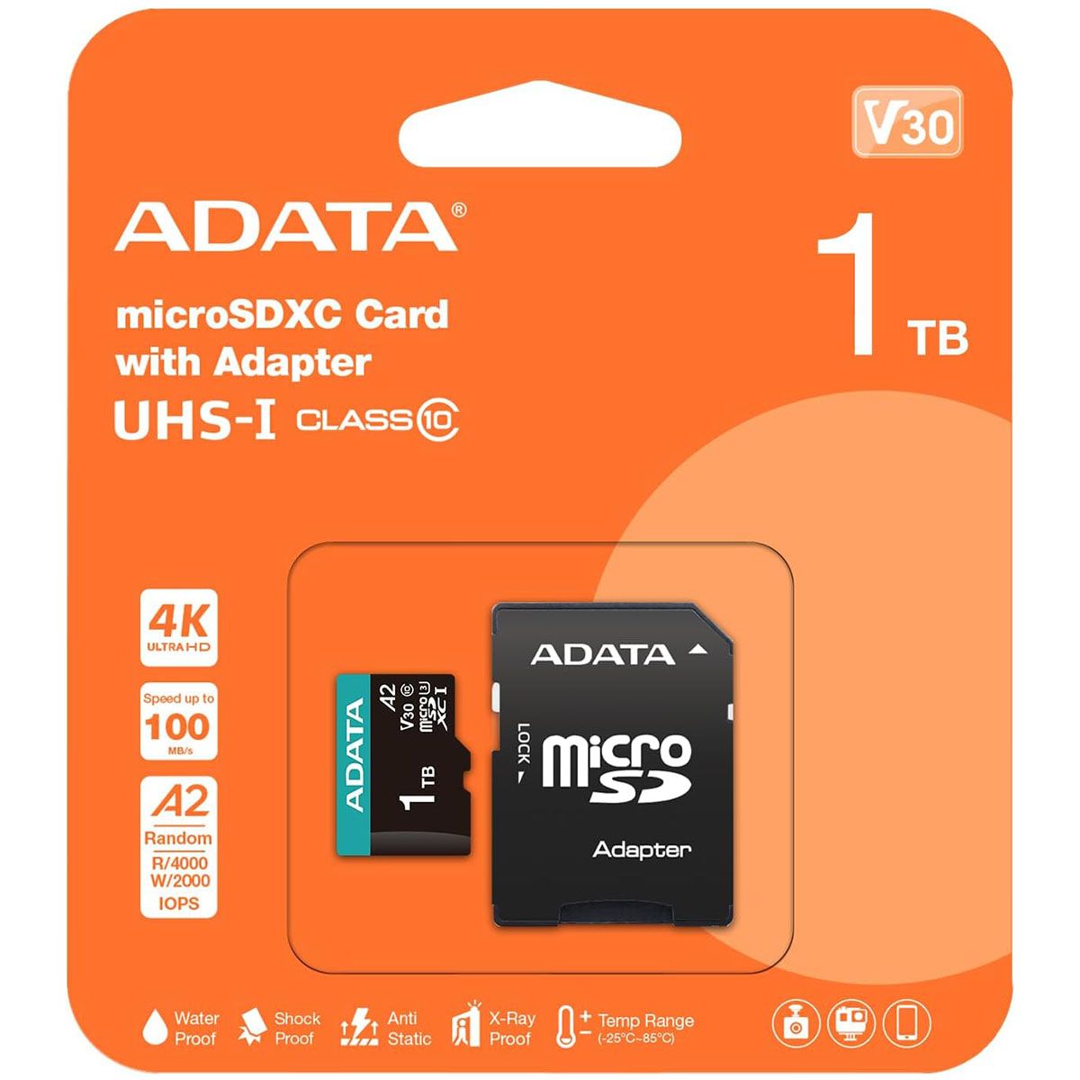 Карта памяти ADATA AUSDX1TUI3V30SA2-RA1