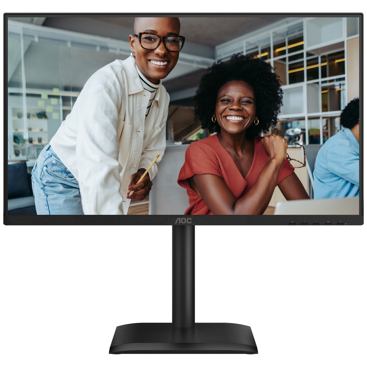 Монитор 23.8" AOC 24E4U IPS 1920x1080, 120 Гц, 4 мс, 16:9, 300 кд/м², HDMI 1.4, DP 1.2, VGA, USB-C, 