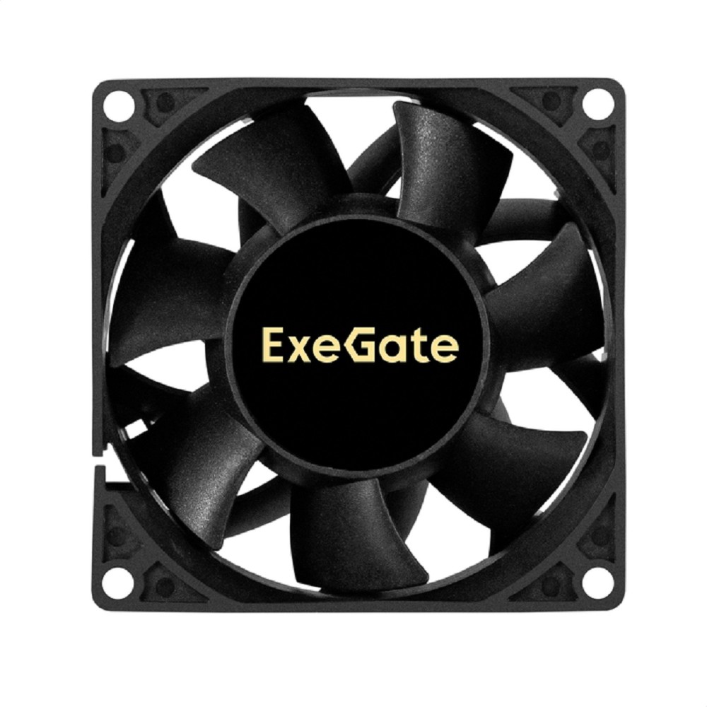 Вентилятор 24В DC ExeGate EX08038S3P-24 (80x80x38 мм, Sleeve bearing (подшипник скольжения), 3pin, 4500RPM, 43dBA)