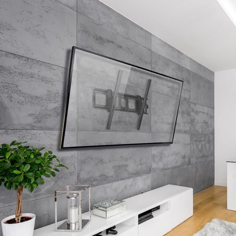 Кронштейн для телевизора Onkron UT4 черный 55"-100" макс.75кг настенный наклон
