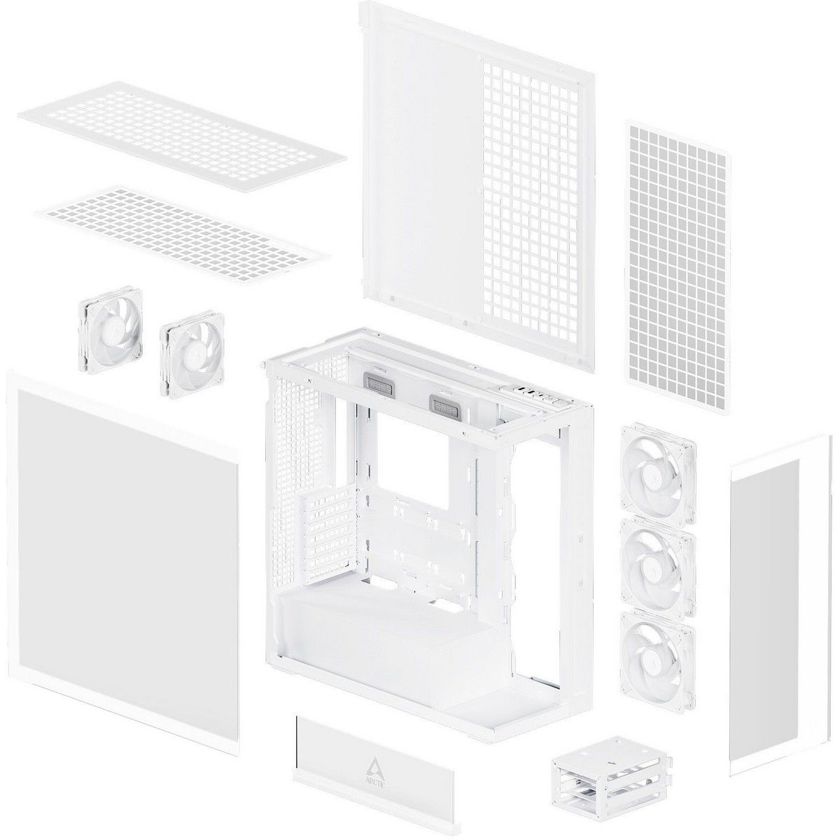 Корпус для ПК Arctic Cooling ARCTIC Xtender (White) арт. ACPCC00014A