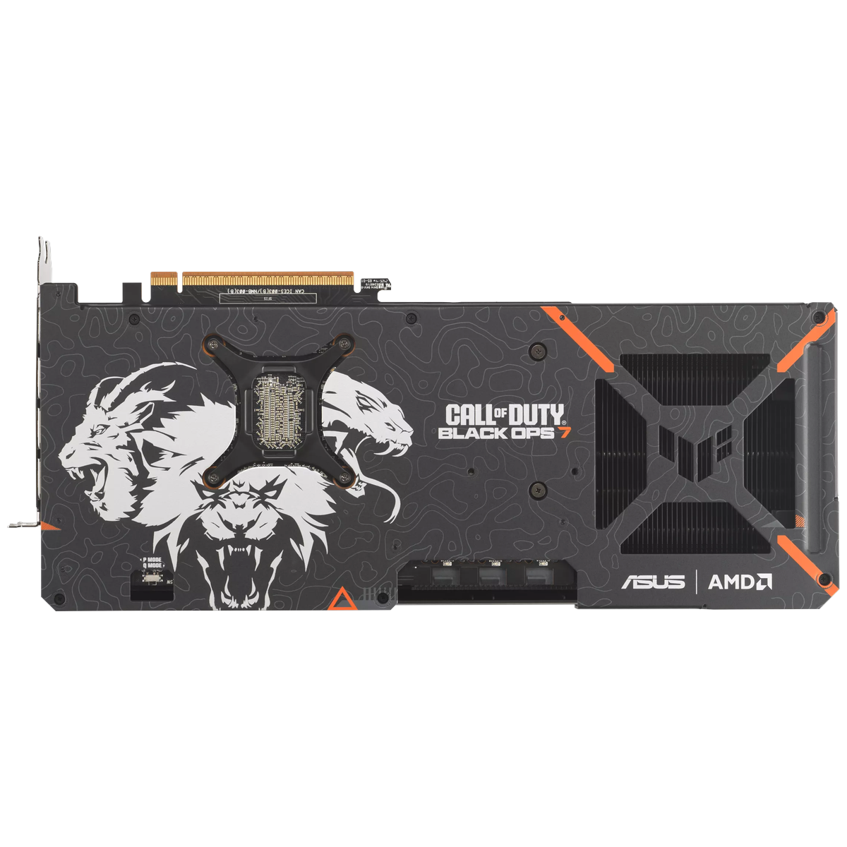 Видеокарта ASUS RX9070XT TUF GAMING COD BO7 SPECIAL EDITION OC 16GB GDDR6 256bit 3xDP HDMI 3FAN RTL 