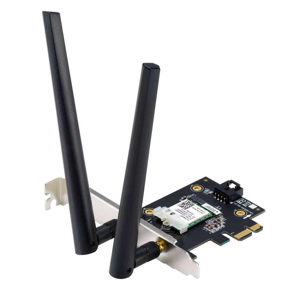 Сетевой адаптер Wi-Fi + Bluetooth Asus PCE-AX1800 AX1800 PCI Express (ант.внеш.съем) 2ант.