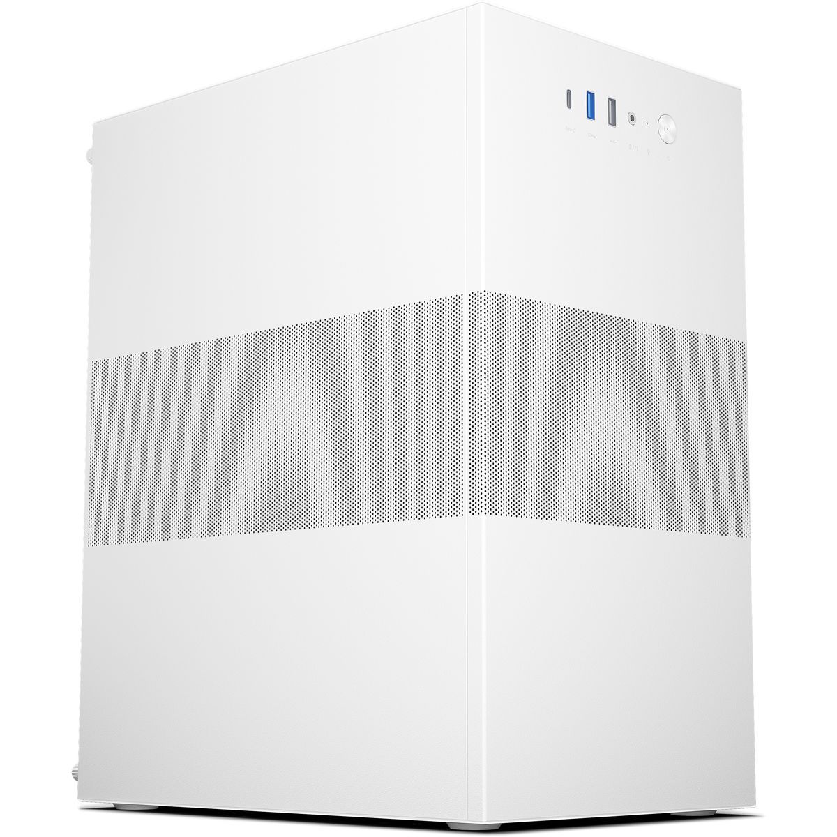 Корпус для ПК ACD Coffer 109W *m*ATX, Type-C + USB3.0 + USB ports + HD audio combo, Mesh, White.