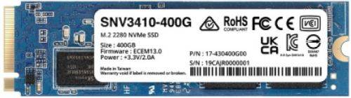 Synology [SNV3410-400G] SSD SNV3000 Series PCIe 3.0 x4 ,M.2 2280, 400GB, R3000/W750 Mb/s, IOPS 225K/