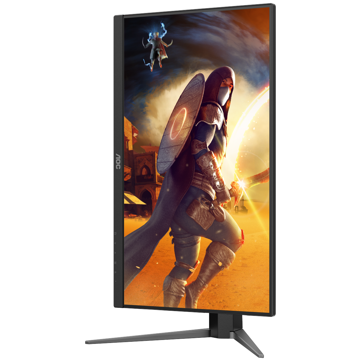 МОНИТОР 23.8" AOC 24G4HA Black с поворотом экрана (IPS, 1920x1080, 200Hz, 0.5 ms, 178°/178°, 300 cd/