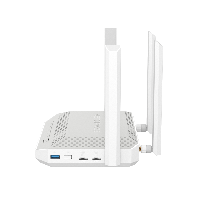 Роутер беспроводной Keenetic Netcraze Hopper 4G+ (NC-2312) AX3000 10/100/1000BASE-TX/4G cat.6 белый