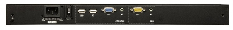 КВМ консоль ATEN 1U Ultra Short Depth 18.5” Short Depth USB HDMI Single Rail LCD Console (1920 x 108