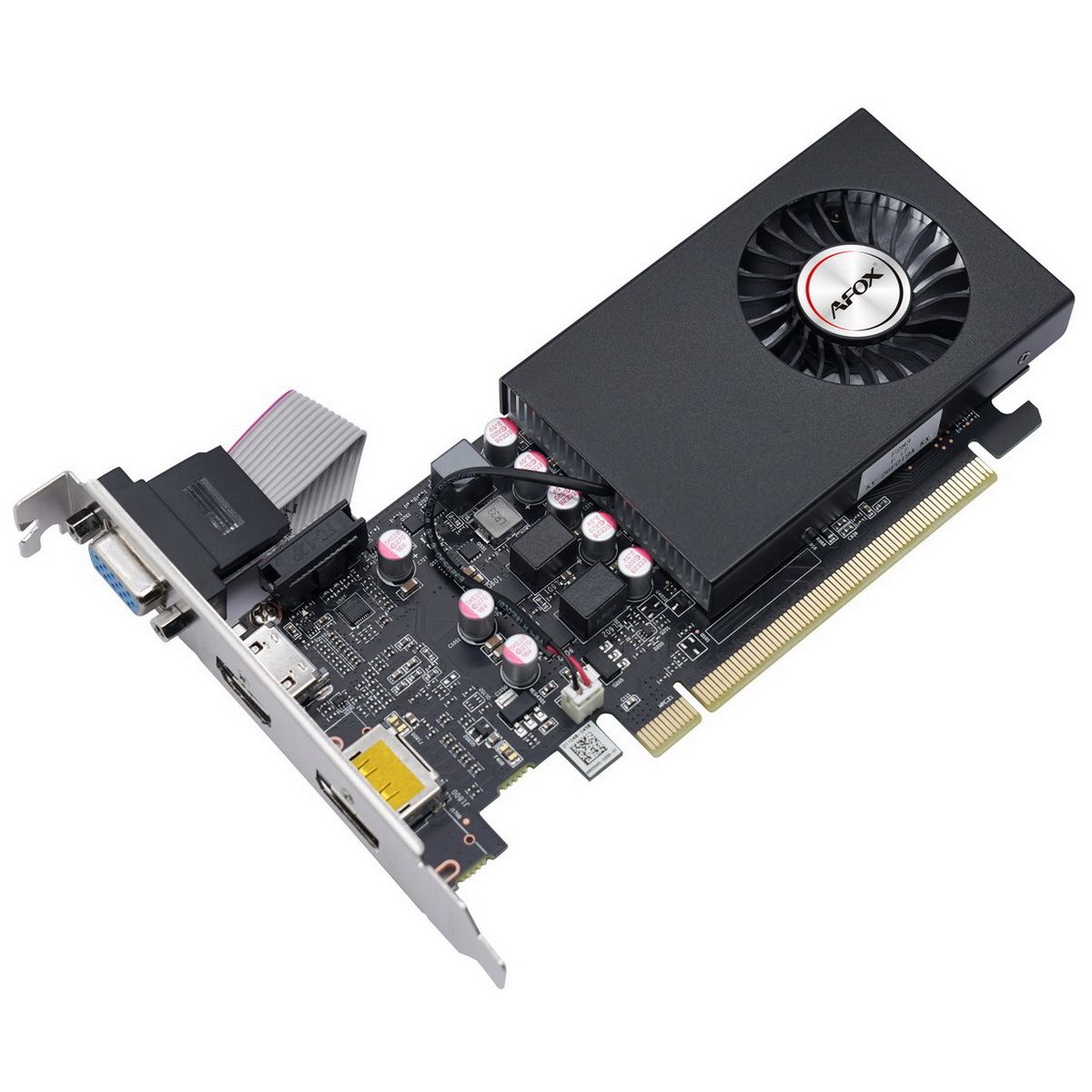 Видеокарта PCI-E Afox Radeon RX 550 (AFRX550-4096D5L2) 4GB GDDR5 128bit 14nm 1183/6000MHz DVI/HDMI R