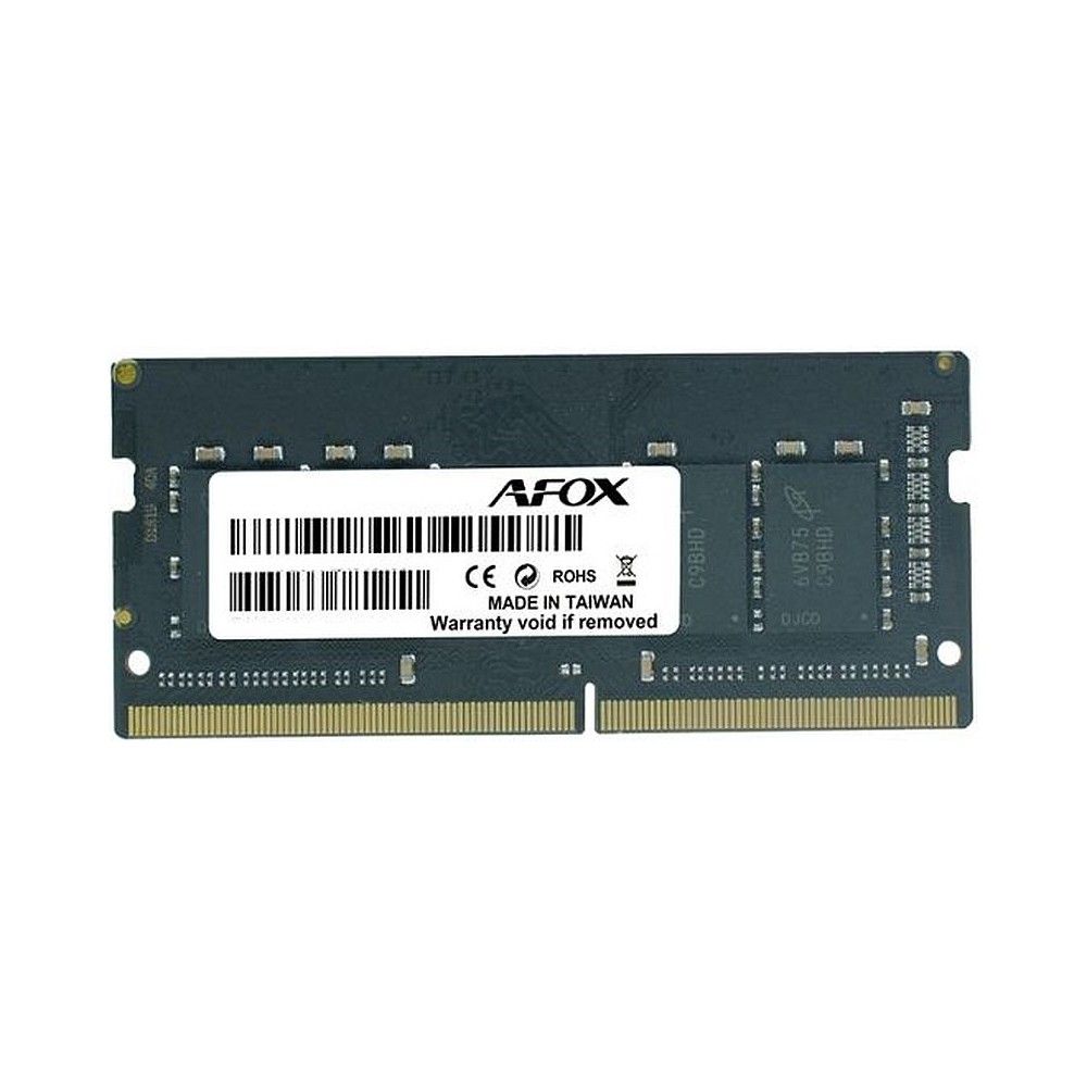 Модуль памяти Afox 4GB DDR4 3200Mhz SO-DIMM Single Channel Package (1x4GB) PC4-25600, 260- Pin, Non-