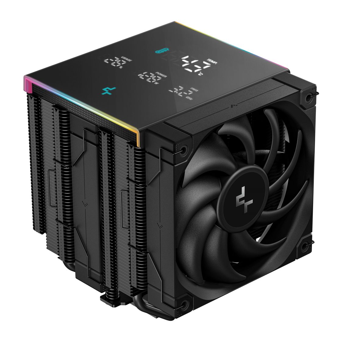Устройство охлаждения(кулер) Deepcool AK620 Digital Pro Soc-AM5/AM4/1151/1200/2066/1700 черный 4-pin